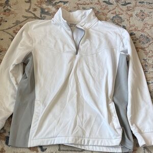 Nike Golf Cream and Gray Pullover